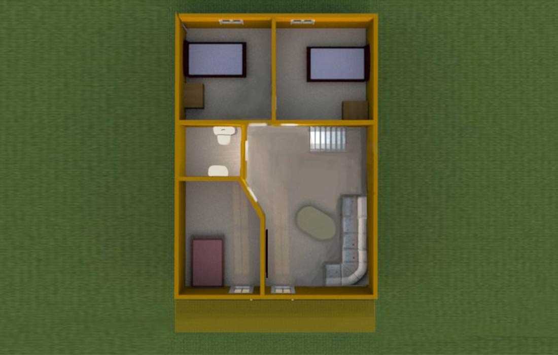 Soverom 2 – til venstre for trappen