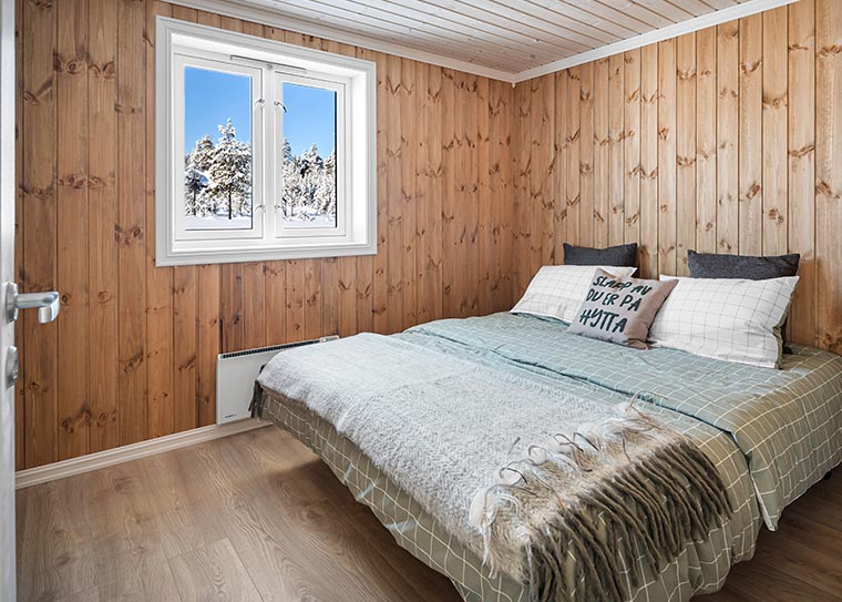 Sofagruppe og peisovn